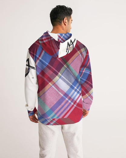 Plaids by Marvin Jeans and Trinity D Marvin Men's Hoodie