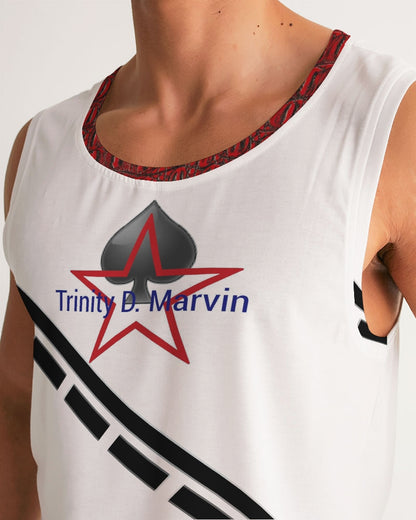 All White New-Legacy  Men's Sports Tank