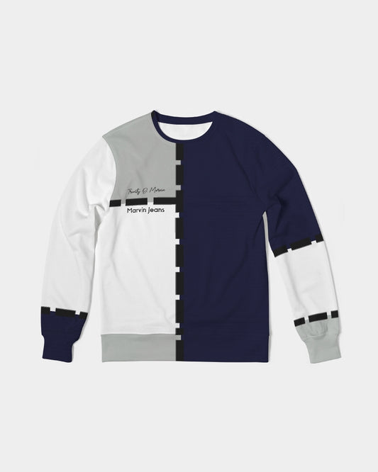 OG by Marvin Jeans and Trinity D Marvin Men's Classic French Terry Crewneck Pullover