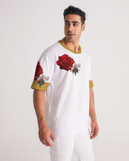 Red rose gold Men's Premium Heavyweight Tee