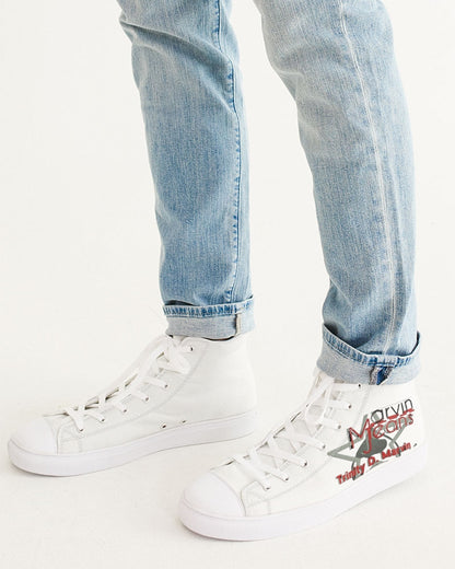 All white by Marvin Jeans and Trinity D Marvin Men's Hightop Canvas Shoe