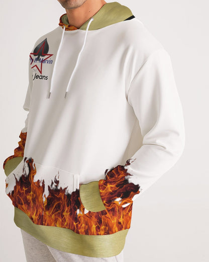Fire gold (all white Legacy)BY MARVIN JEANS Men's Hoodie