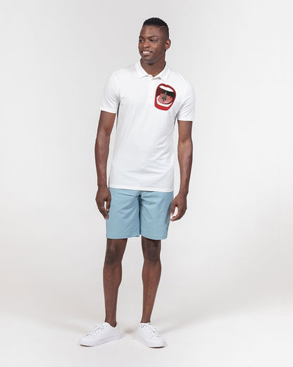 Word of mouth by Marvin Jeans and Trinity D Marvin Men's Slim Fit Short Sleeve Polo