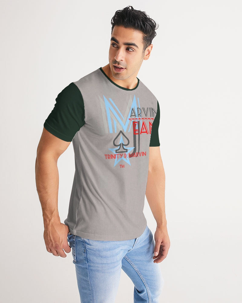 Above greatness light gray by Marvin Jeans and Trinity D. Marvin Men's Tee