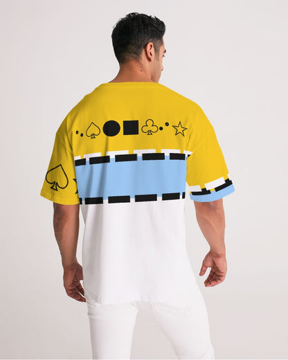 Yellow baby blue BY MARVIN JEANS Men's Premium Heavyweight Tee