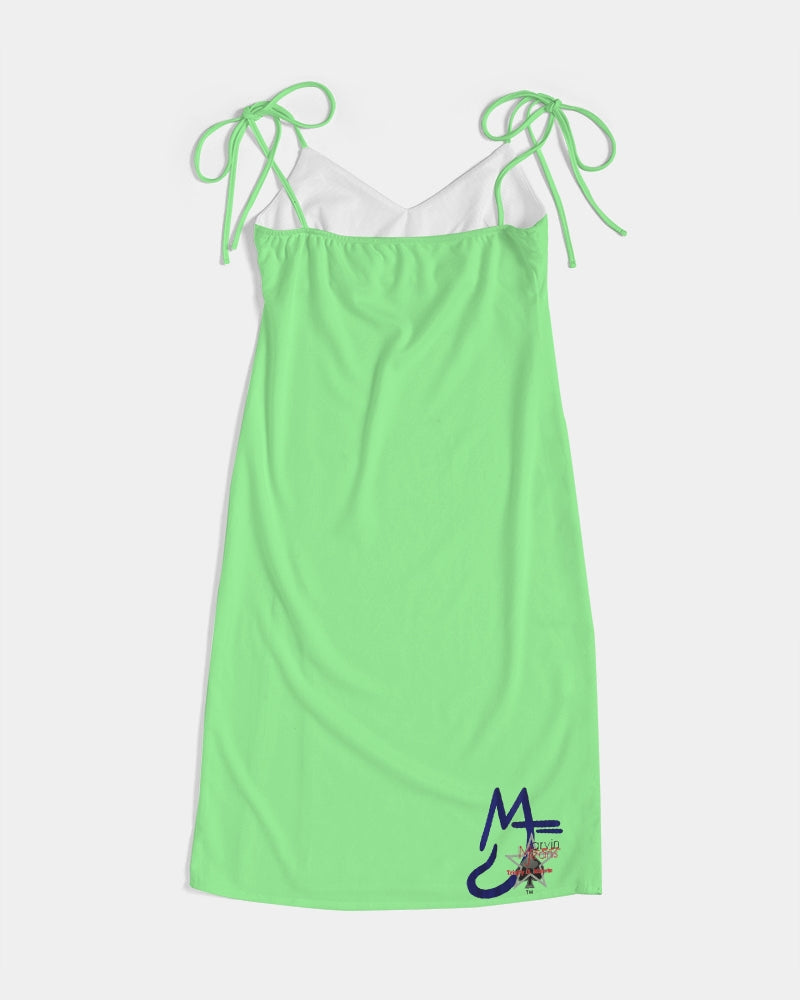 Mint by Marvin Jeans and Trinity D Marvin Women's Tie Strap Split Dress