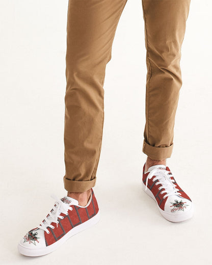 Brick city red by Marvin Jeans and Trinity D Marvin Men's Faux-Leather Sneaker