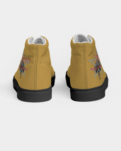 Gold by Marvin Jeans and Trinity D Marvin Men's Hightop Canvas Shoe - Black