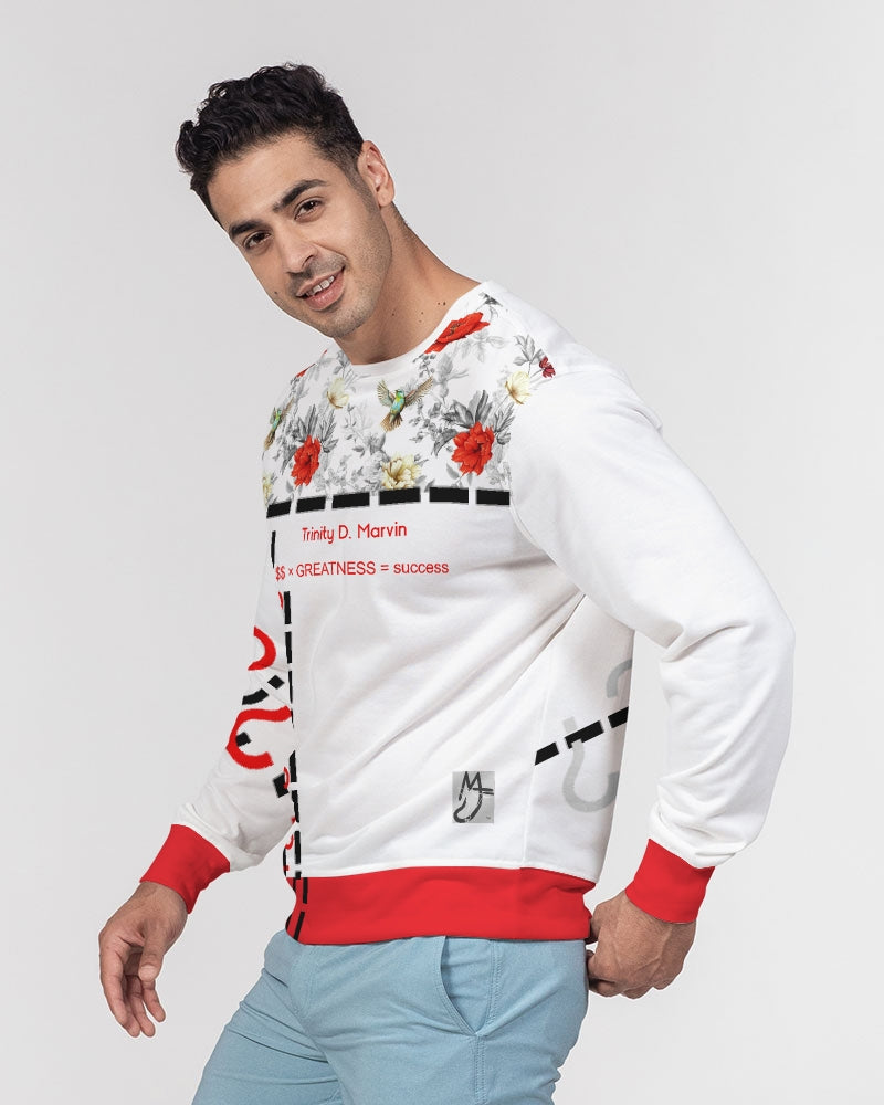 Rose's by Marvin JEANS Men's Classic French Terry Crewneck Pullover