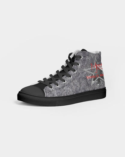 Wool by Marvin Jeans and Trinity D Marvin Men's Hightop Canvas Shoe - Black