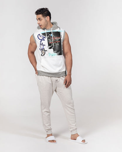 Feel my pain by Marvin Jeans and Trinity D Marvin Men's Premium Heavyweight Sleeveless Hoodie