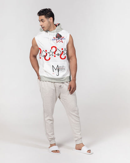 Gator White (all white Legacy) by Trinity D.  Marvin Men's Premium Heavyweight Sleeveless Hoodie