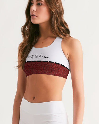 Gator red by Trinity D Marvin Women's Seamless Sports Bra