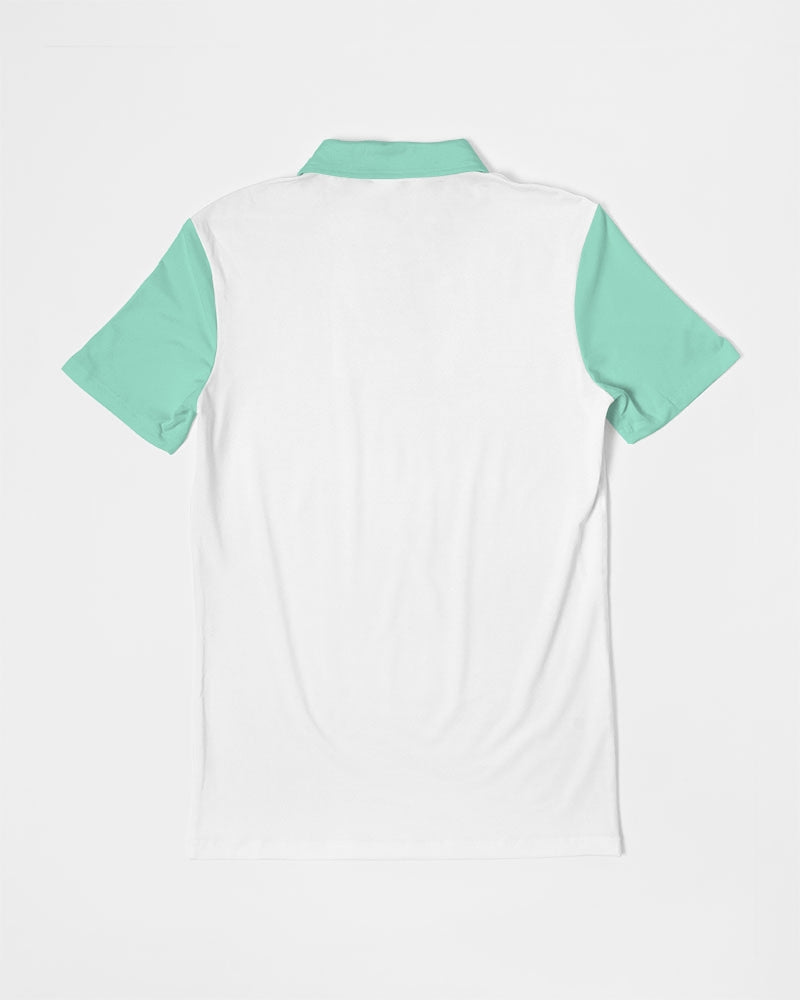 Beyond definition mint  Men's Slim Fit Short Sleeve Polo