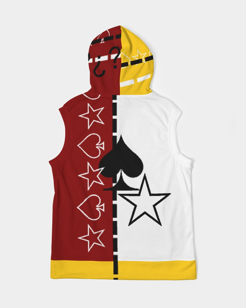 Yellow mix-up Men's Premium Heavyweight Sleeveless Hoodie