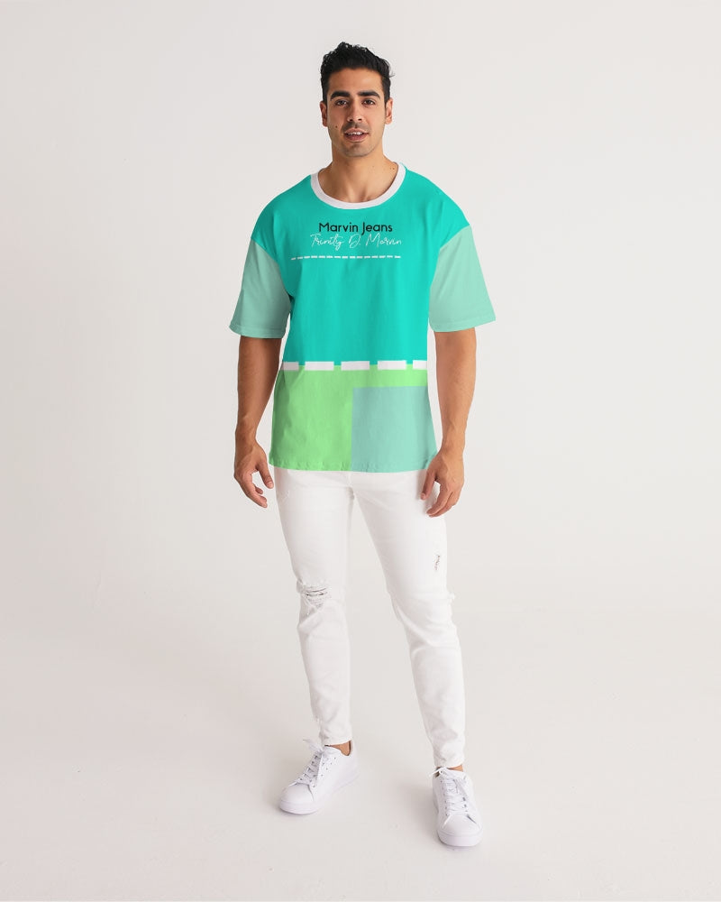 Light Mint mix by Marvin Jeans and Trinity D Marvin Men's Premium Heavyweight Tee