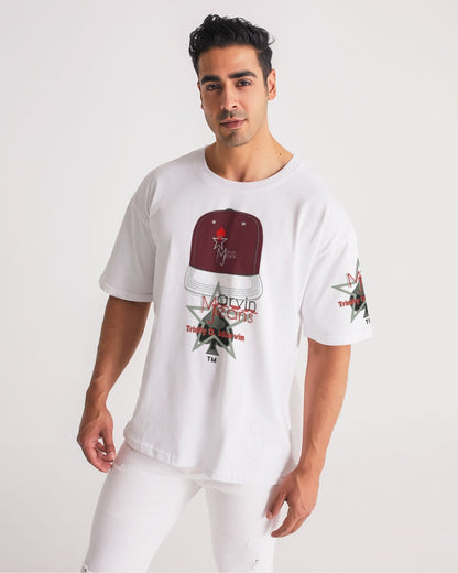 Logo cap by Marvin Jeans and Trinity D Marvin Men's Premium Heavyweight Tee