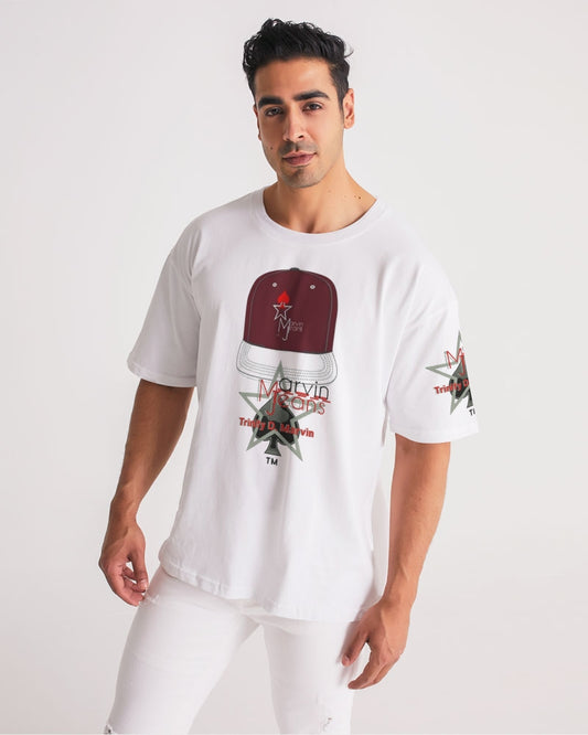Logo cap by Marvin Jeans and Trinity D Marvin Men's Premium Heavyweight Tee