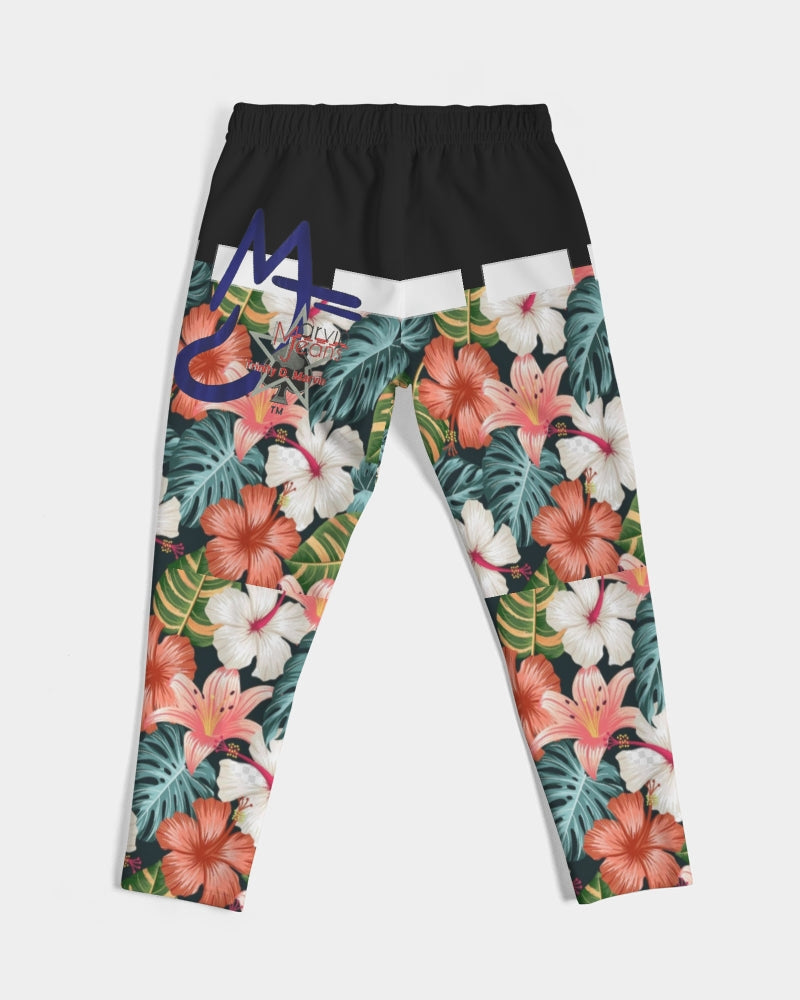 Garden splash by Trinity D. Marvin and Marvin Jeans  Men's Joggers