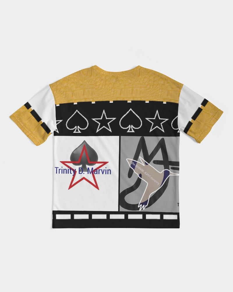 Muitiveres of fashion Gator yellow by Marvin Jeans and Trinity D Marvin Men's Premium Heavyweight Tee