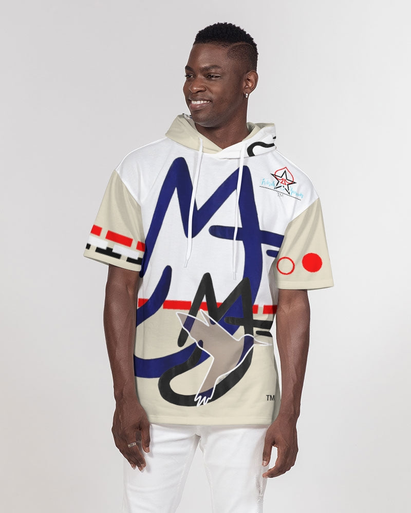 Logo's BY MARVIN JEANS Men's Premium Heavyweight Short Sleeve Hoodie