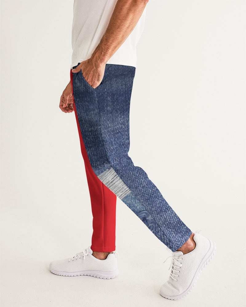 Denim red by Marvin Jeans and Trinity D Marvin Men's Joggers