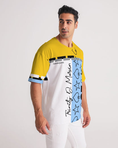 Yellow baby blue BY MARVIN JEANS Men's Premium Heavyweight Tee