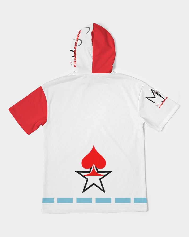 @the MARVIN JEANS company Men's Premium Heavyweight Short Sleeve Hoodie