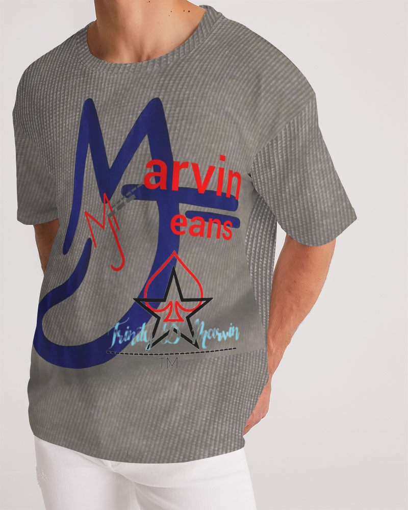 Dark grid by Marvin Jeans and Trinity D Marvin Men's Premium Heavyweight Tee