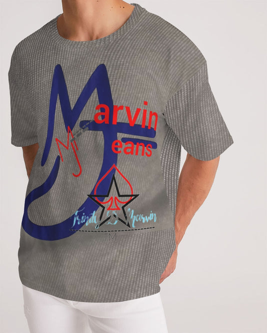 Dark grid by Marvin Jeans and Trinity D Marvin Men's Premium Heavyweight Tee