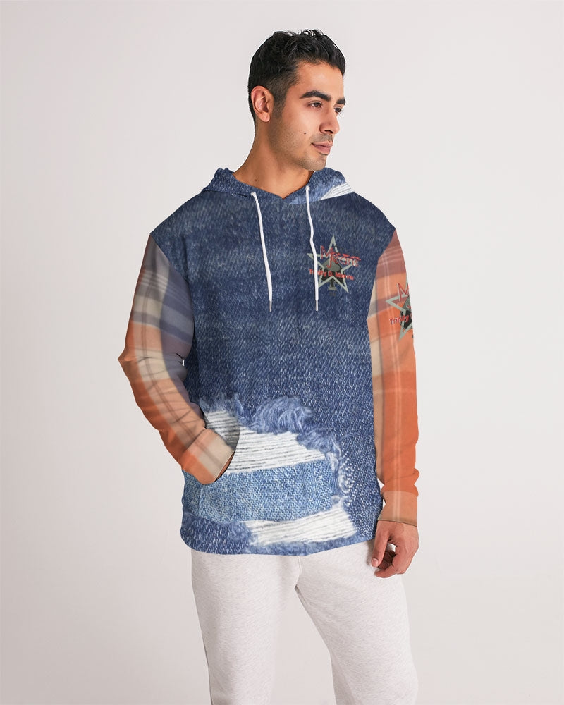 Denim mix by Marvin Jeans and Trinity D Marvin Men's Hoodie