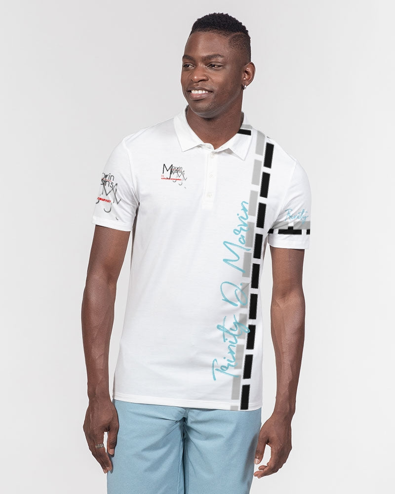 @the MARVIN JEANS company Men's Slim Fit Short Sleeve Polo