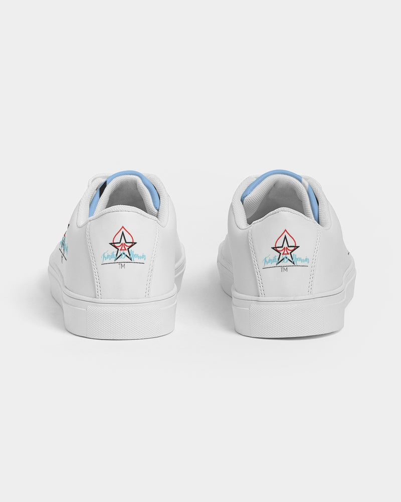 Baby blue BY MARVIN JEANS Men's Faux-Leather Sneaker