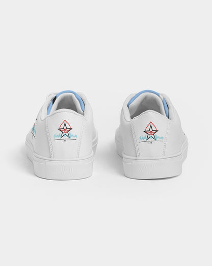Baby blue BY MARVIN JEANS Men's Faux-Leather Sneaker