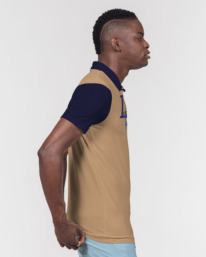 London Paris in da mix by Marvin Jeans and Trinity D Marvin Men's Slim Fit Short Sleeve Polo
