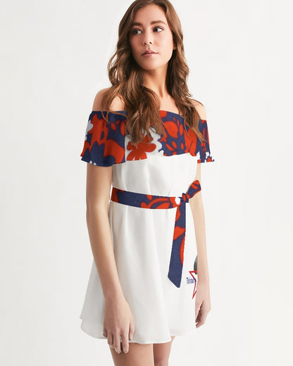 Rosemary by Marvin Jeans and Trinity D Marvin Women's Off-Shoulder Dress