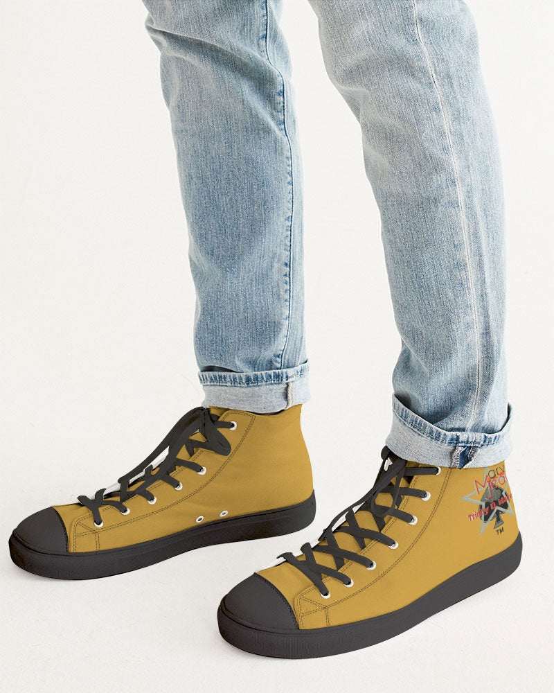 Gold by Marvin Jeans and Trinity D Marvin Men's Hightop Canvas Shoe - Black