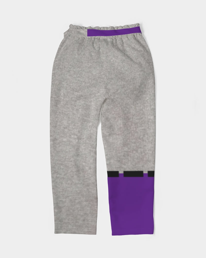 Purple cool grey Trinity D Marvin Women's Belted Tapered Pants