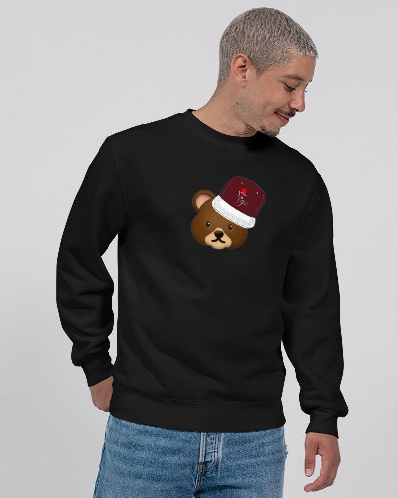 Bear cap by Marvin Jeans and Trinity D Marvin Unisex Premium Crewneck Sweatshirt | Lane Seven
