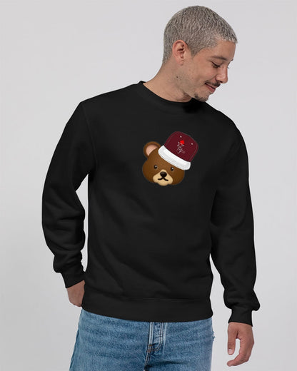 Bear cap by Marvin Jeans and Trinity D Marvin Unisex Premium Crewneck Sweatshirt | Lane Seven