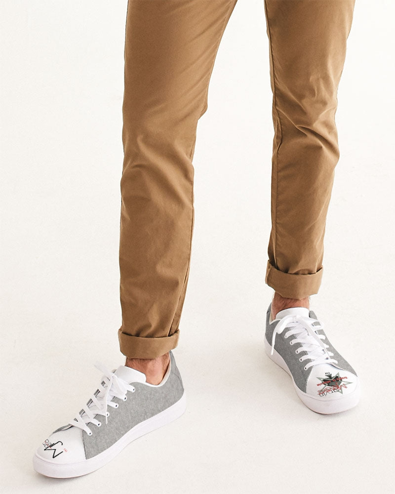 Cool grey Men's Faux-Leather Sneaker