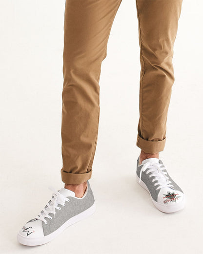 Cool grey Men's Faux-Leather Sneaker