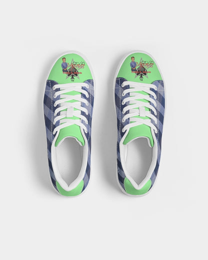Blue stripes Mint by Marvin Jeans and Trinity D Marvin Men's Faux-Leather Sneaker