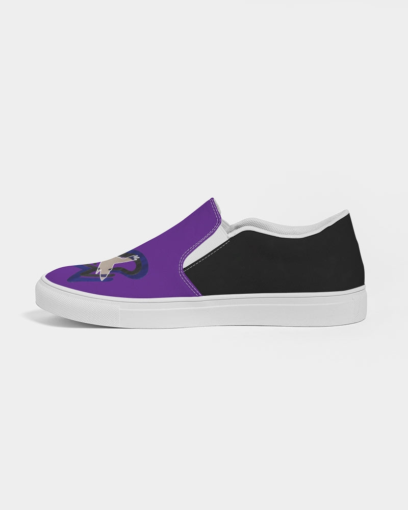 Purple black BY MARVIN JEANS Men's Slip-On Canvas Shoe