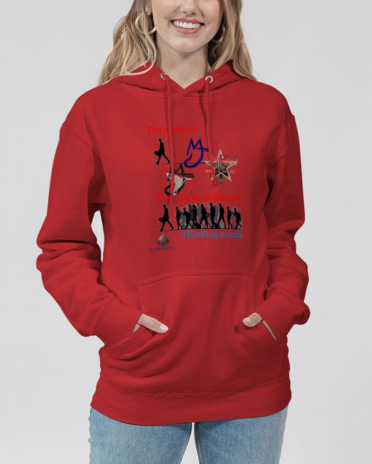 Dry support by Marvin Jeans and Trinity D Marvin Unisex Premium Pullover Hoodie | Lane Seven