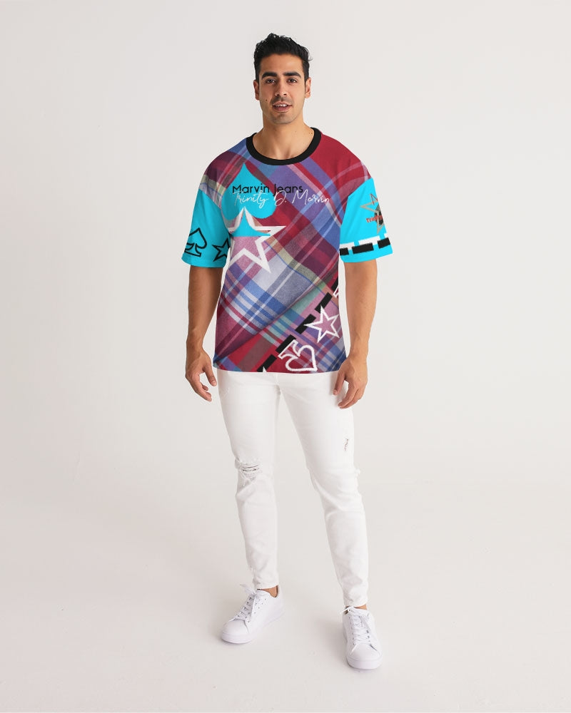 Glory plaids by Marvin Jeans and Trinity D Marvin Men's Premium Heavyweight Tee