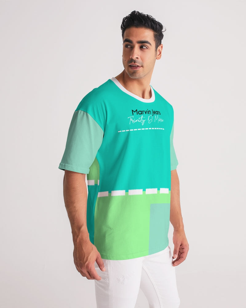 Light Mint mix by Marvin Jeans and Trinity D Marvin Men's Premium Heavyweight Tee