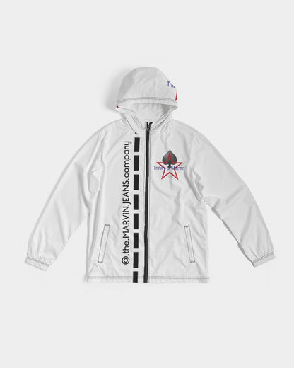 All White New-Legacy BY MARVIN JEANS Men's Windbreaker