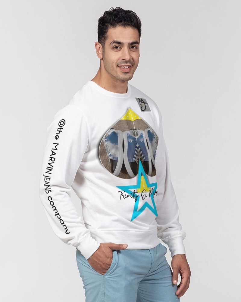 Classic sneakers 2 skydive BY MARVIN JEANS Men's Classic French Terry Crewneck Pullover