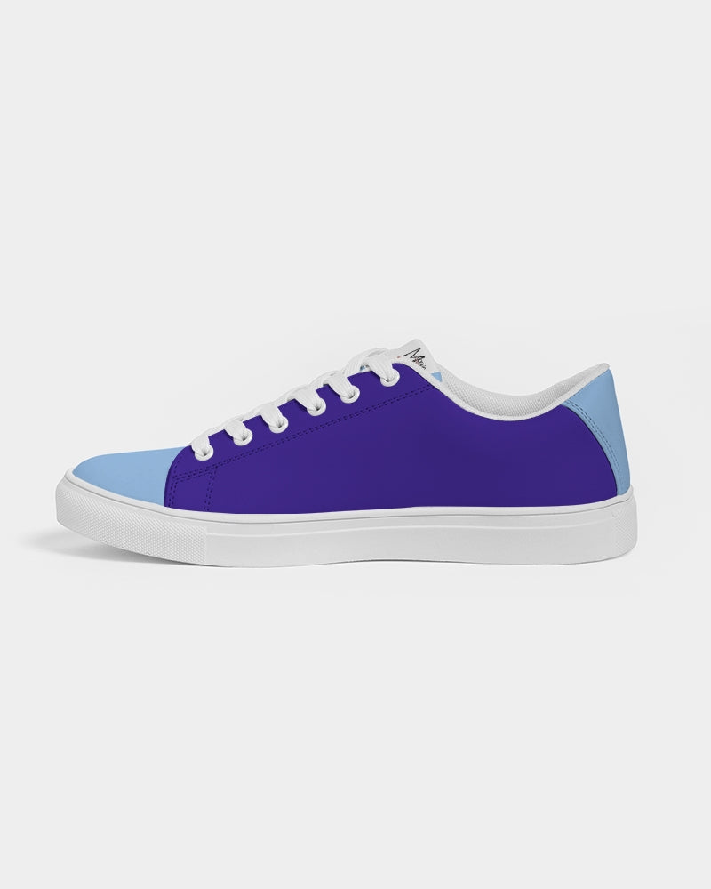 Baby blue mix BY MARVIN JEANS Men's Faux-Leather Sneaker